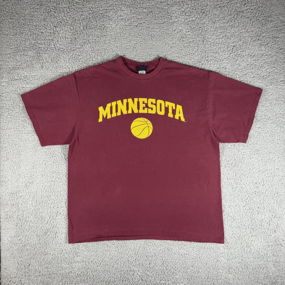 University Of Minnesota Basketball T-Shirt Size XL Golden Gophers NCAA